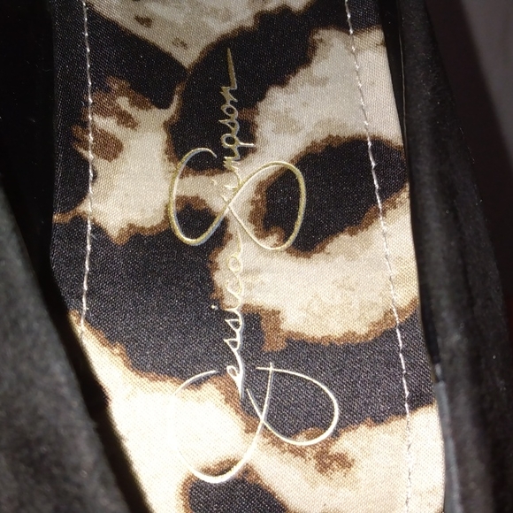 Jessica Simpson 9 1/2 women's black heel - Picture 6 of 17